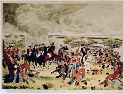 La bataille de Waterloo, 18 juin 1815, de The Sunday Times, 21 juillet 1888 - John Alkinson